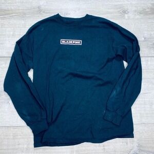 BLACKPINK‎ Long Sleeve Tee Unisex L Born Pink Back Graphic Black Kpop Band Merch